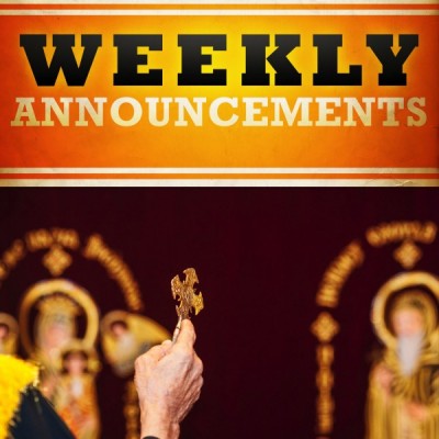 Coptic Church Announcements